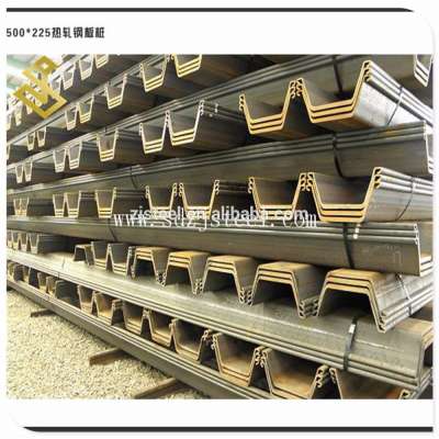 400*125 9m/12m length JIS SY295/SY390 sheet pile